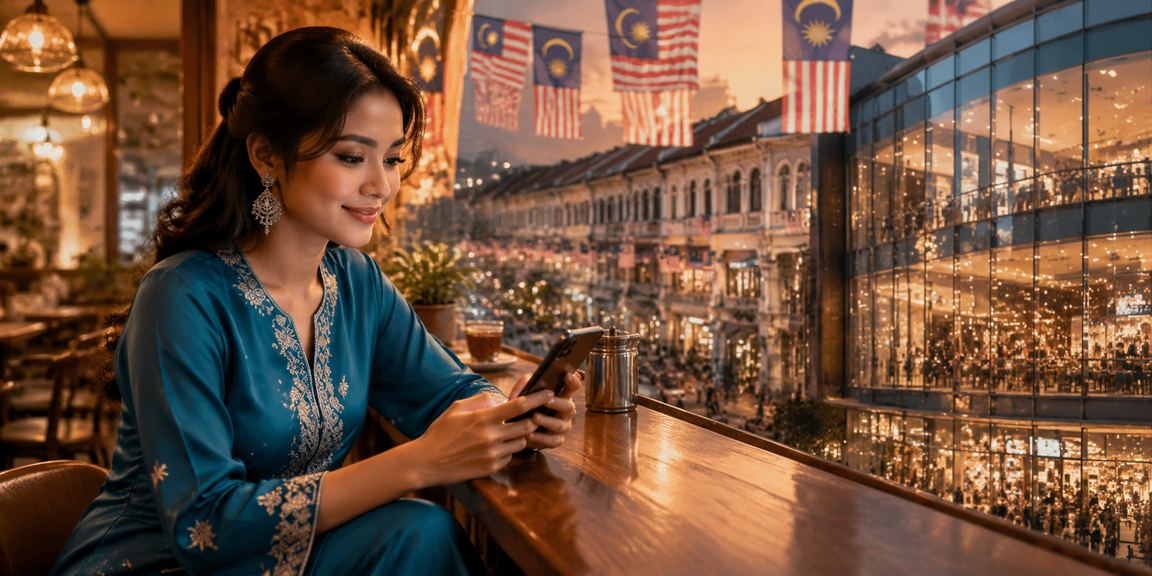 Pemain berbaju kurung mengakses kasino mudah alih nanastoto di Ipoh dengan mudah