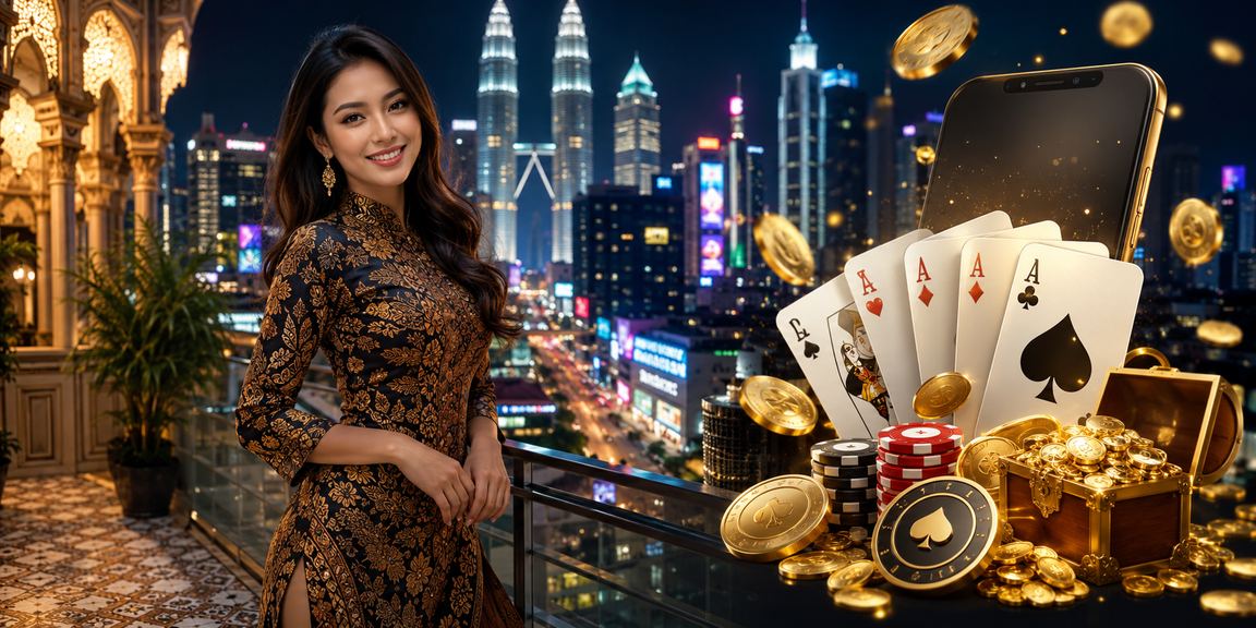 Permainan Teen Patti dan meja kasino dalam talian bernuansa batik di Kuala Lumpur