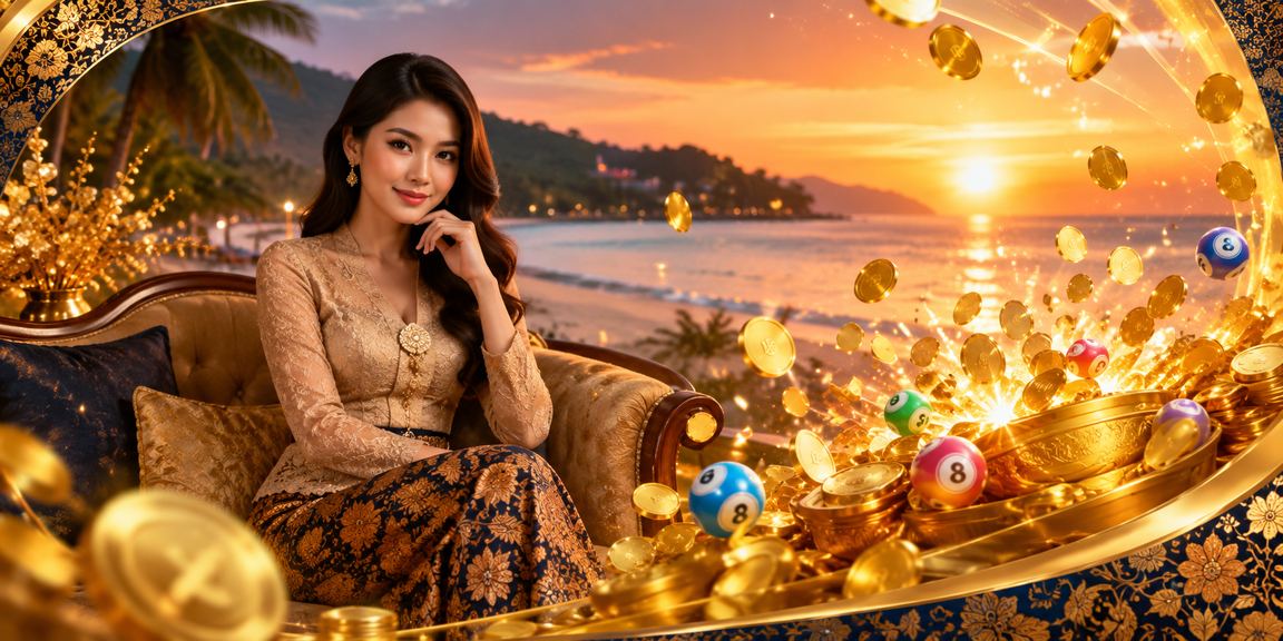 Suasana permainan kad dan hiburan bernuansa batik di Pulau Pinang